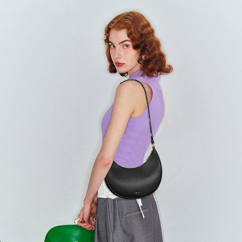 Keyli Shoulder Bag for Women Stylish Casual Clutch Purses for Women 3 Ways Adjust Strap Hobo Handbags with Zip Closure - Image 4